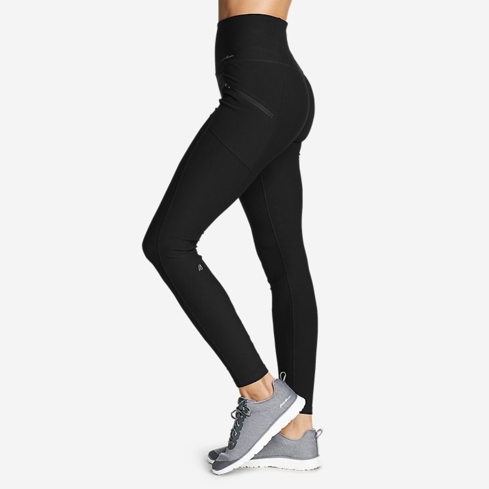 Womens Eddie Bauer Trail Tight Leggings, navy, medium tall
